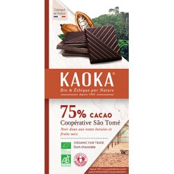 Chocolat Noir 75% Sao Tomé