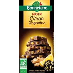 Chocolat Noir Citron Gingembre